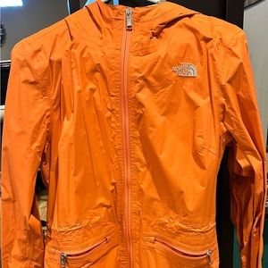 Coral The North Face Rain Jacket